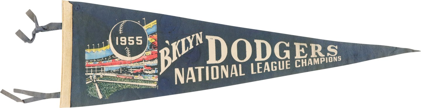 - 1955 Brooklyn Dodgers National League Champions Pennant