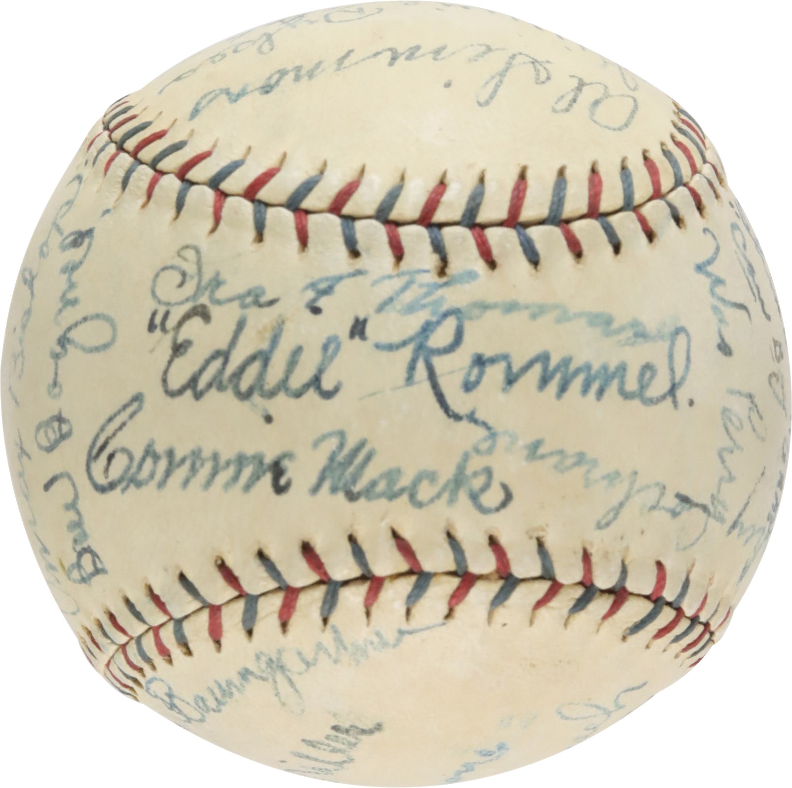 - 1925 Philadelphia Athletics Team-Signed Baseball (PSA)
