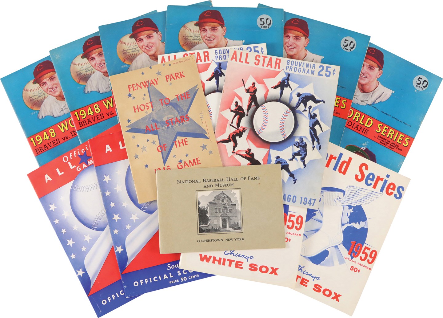 - 1946-1959 World Series and All-Star Game Program Collection (13)