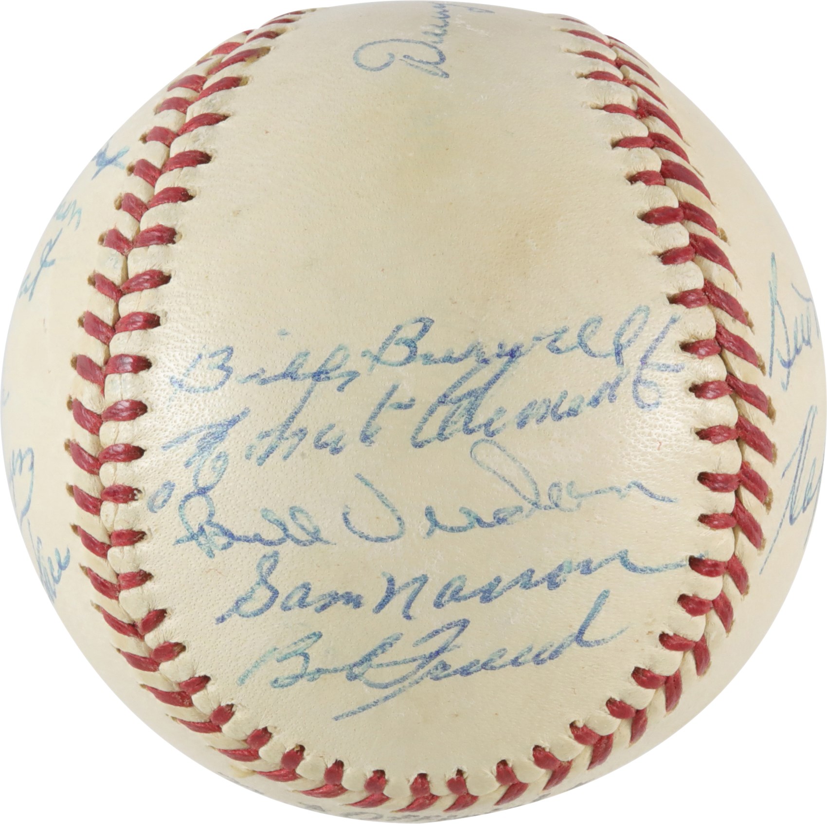 Clemente and Pittsburgh Pirates - 1960 Pittsburgh Pirates Team-Signed Baseball w/Roberto Clemente (PSA)