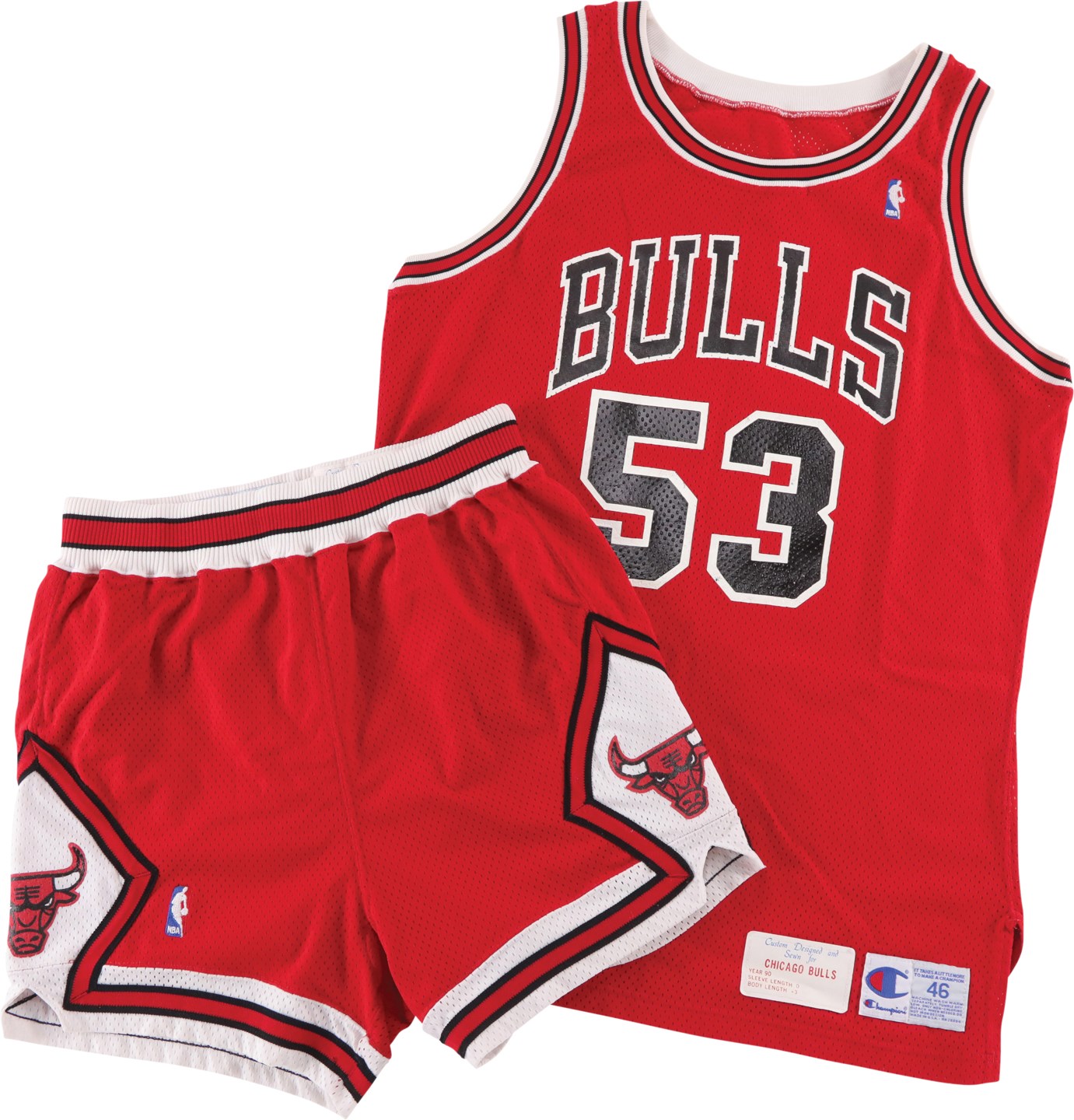 - 1990-91 Cliff Levingston Chicago Bulls Game Worn Uniform