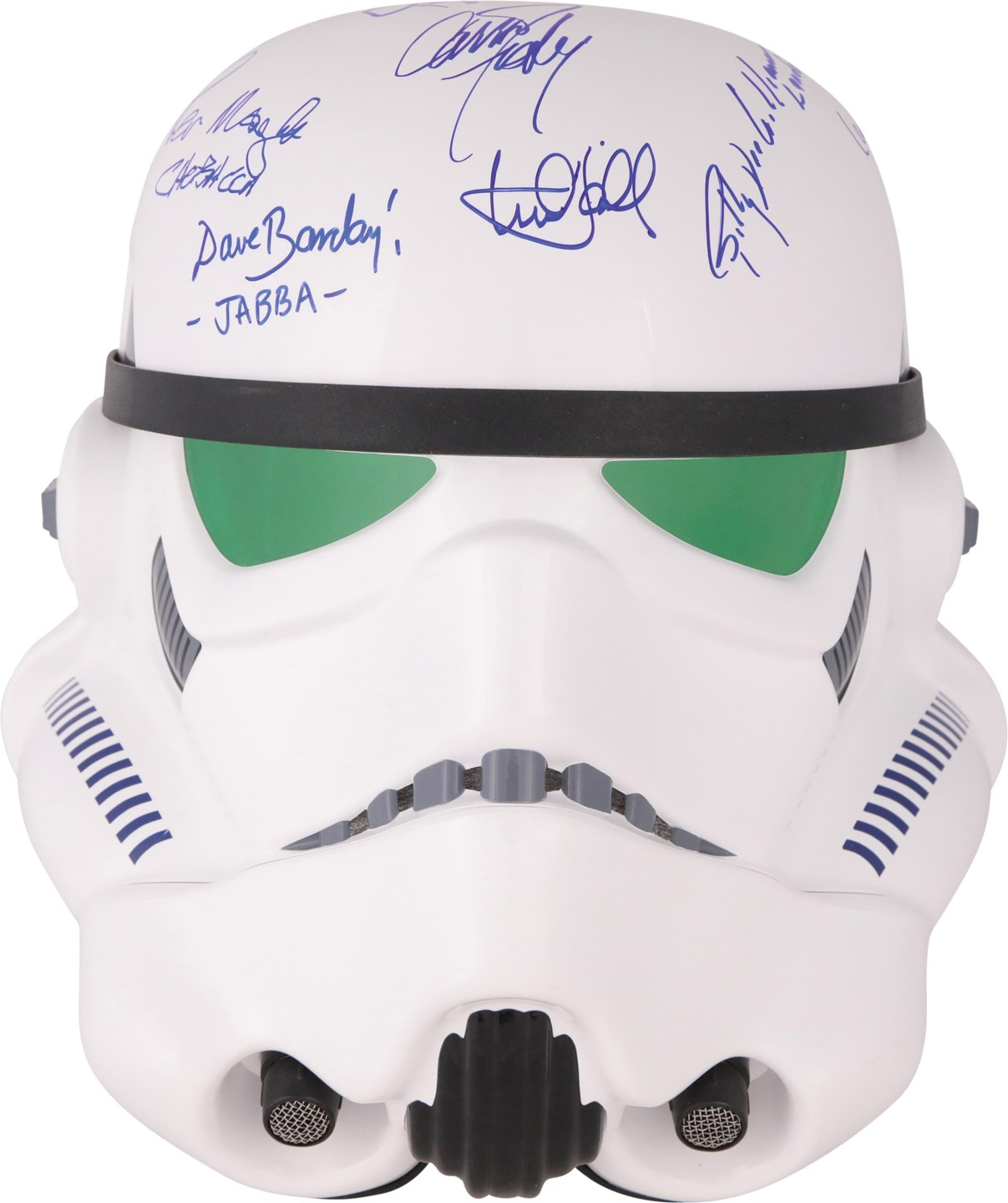Rock And Pop Culture - Star Wars Multi-Signed Stormtrooper Helmet w/Harrison Ford, Carrie Fisher, Mark Hamill, & 22 others (Beckett LOA)