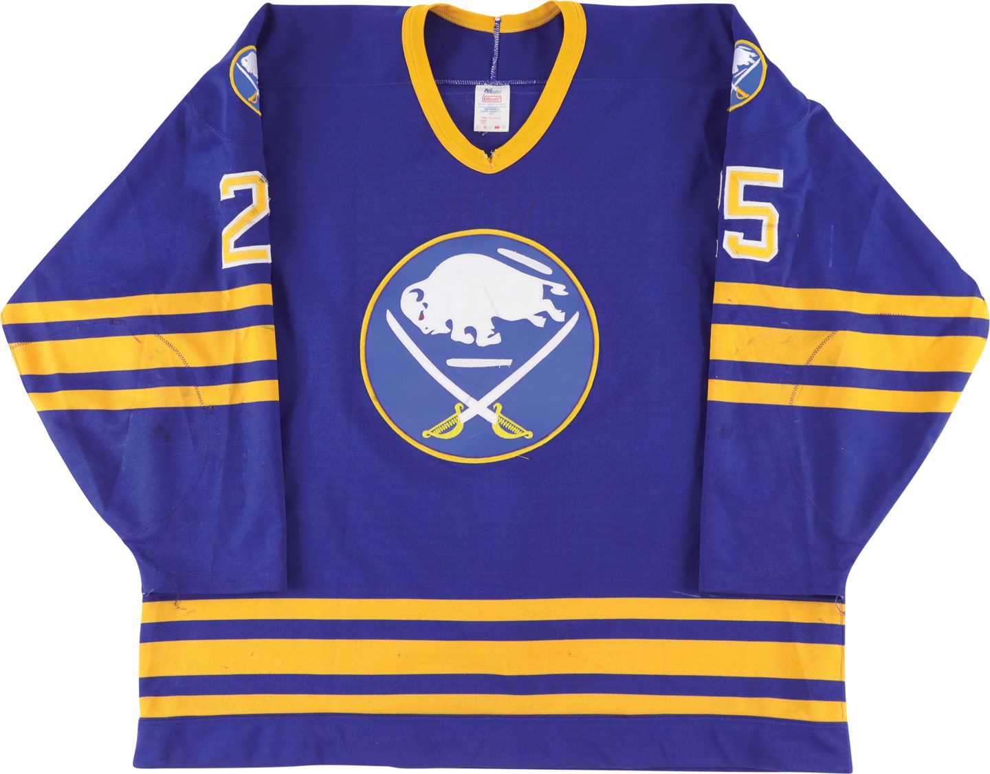 - 1989 Dave Andreychuk Photo-Matched Buffalo Sabres Game Worn Jersey - Matched to Game 1 of 1989 Semi-Finals! (Photo-Matched)