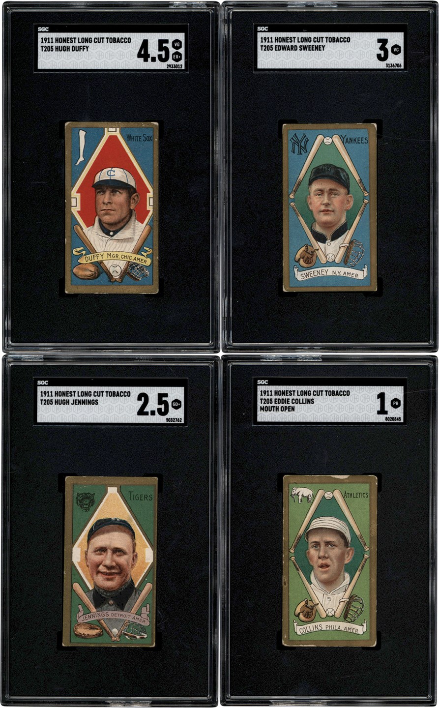 - 1911 T205 Collection w/SGC Hall of Famers (59)