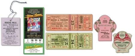 Boxing Tickets and Press Pass Collection (11)