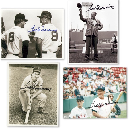 Marvelous Ted Williams Signed Pieces (10)