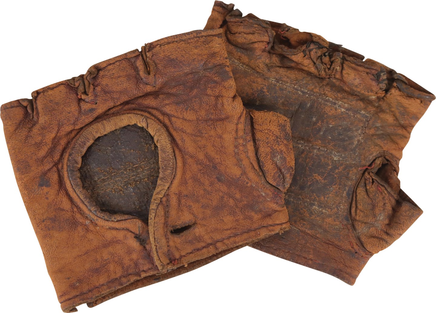 - Very Rare Circa 1880 Fingerless Baseball Gloves