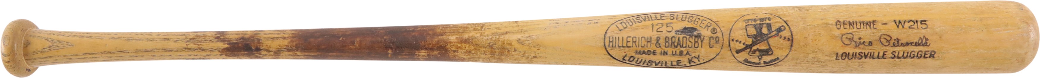 - 1976 Rico Petrocelli Bicentennial Boston Red Sox Game Used Bat