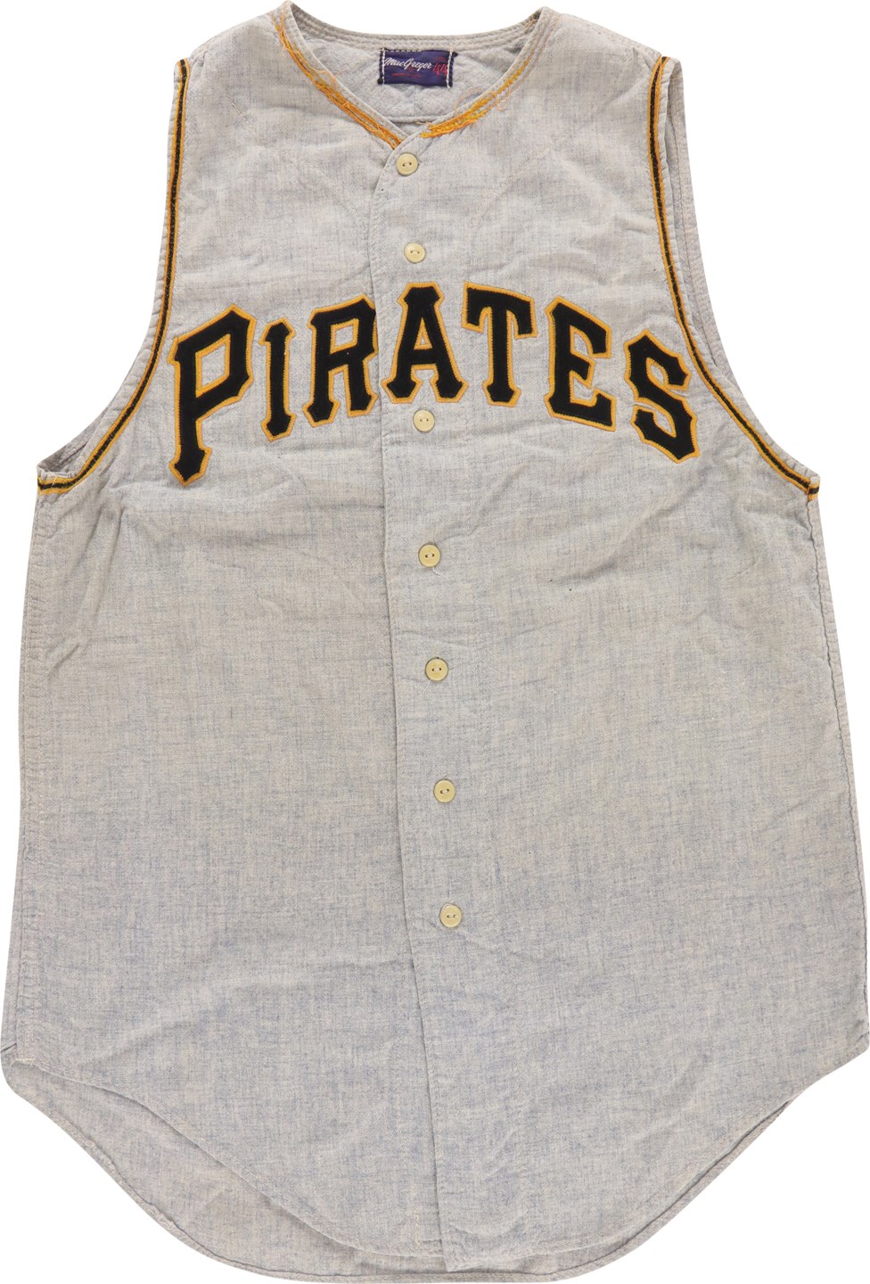 - 1960 Bob Friend Pittsburgh Pirates Game Worn Jersey - Championship Season