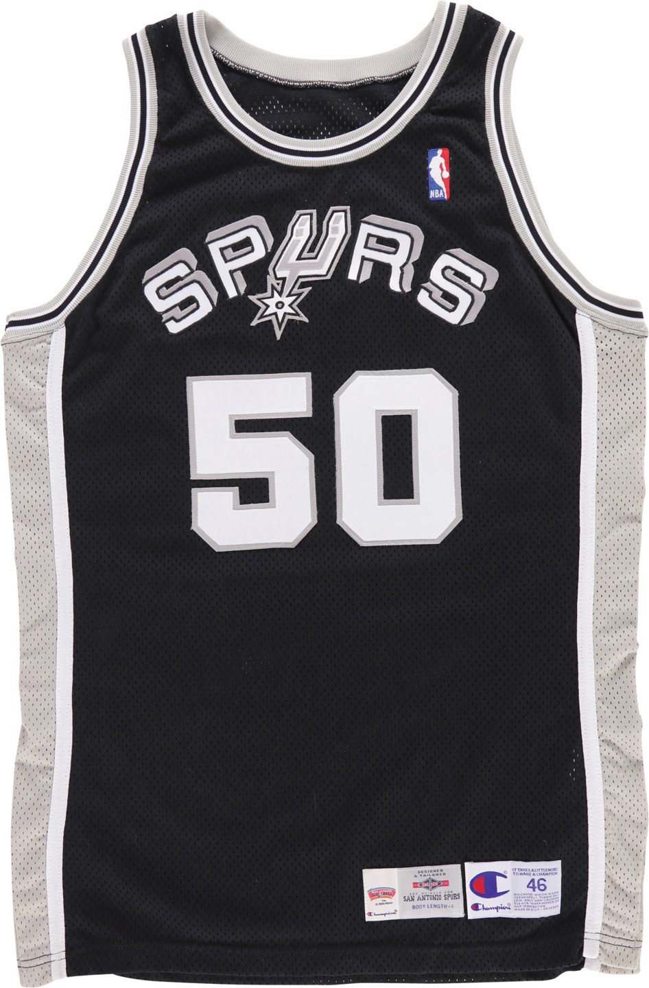 - 1995-96 David Robinson San Antonio Spurs Signed Game Worn Jersey (PSA)