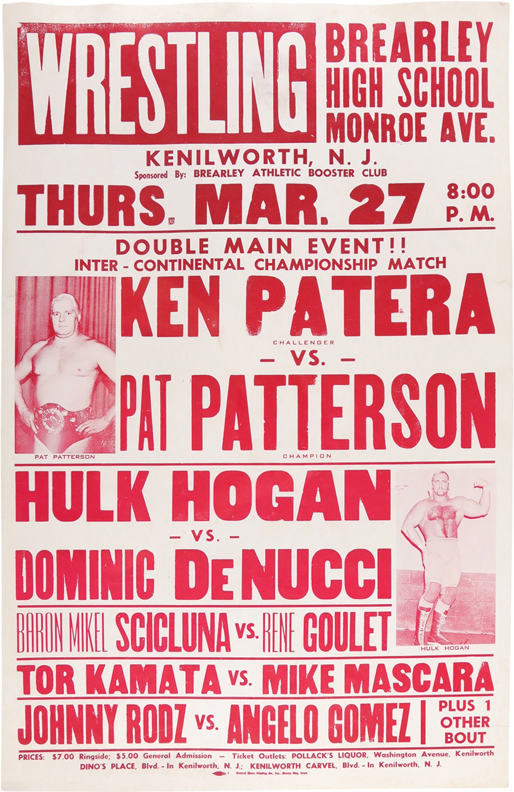 - 1980 Hulk Hogan Wrestling Broadside