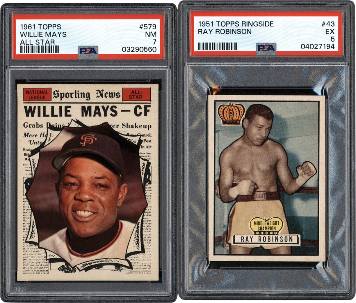 - 1947-1970 Topps & Bowman Multi-Sport Hall of Fame Collection (16)
