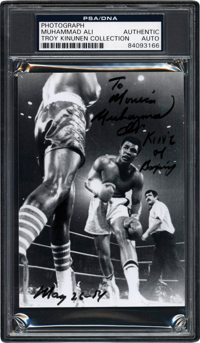 - Muhammad Ali Signed & Inscribed "King of Boxing" Photograph (PSA)
