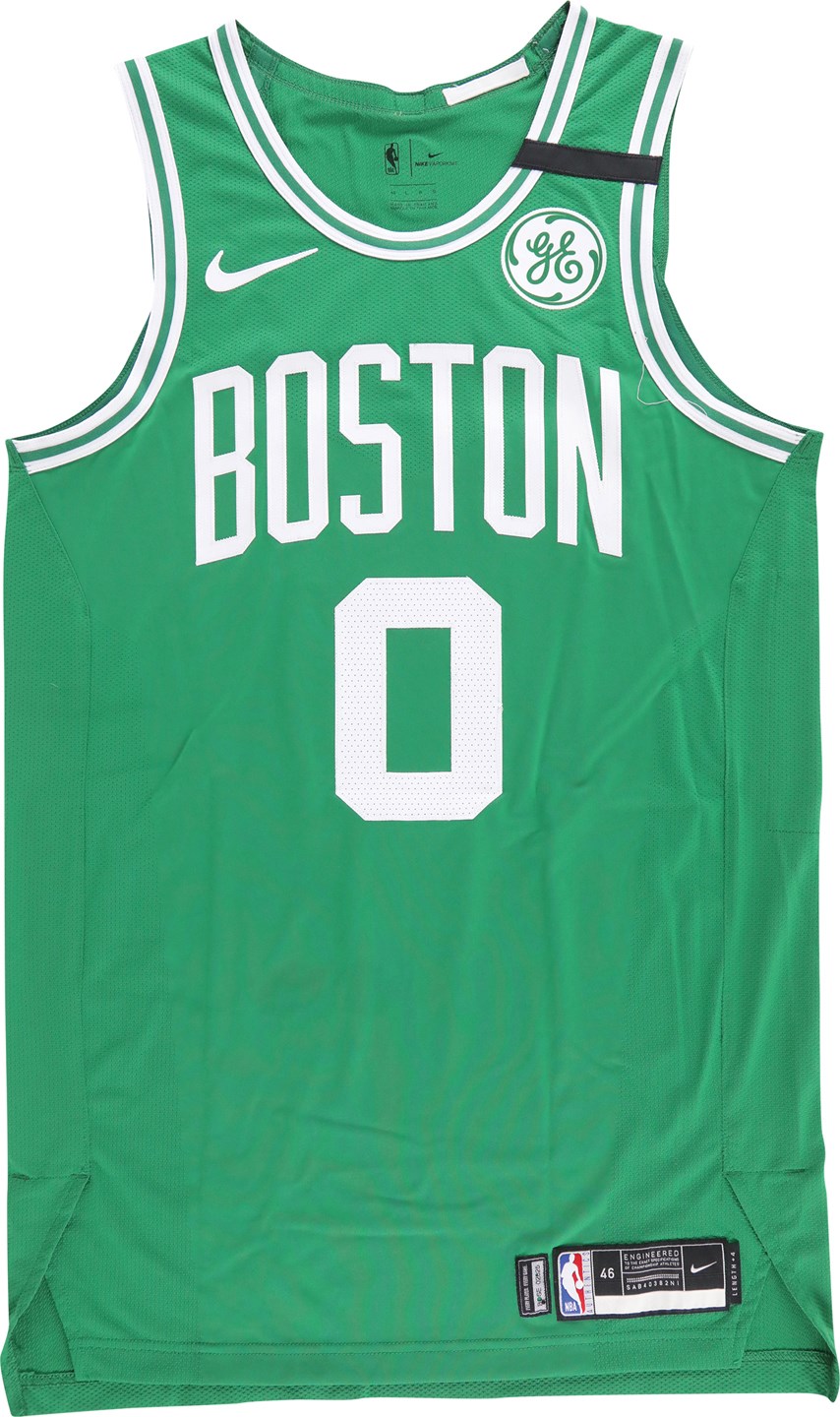 - 2020 Jayson Tatum Boston Celtics Game Worn Jersey (Fanatics)