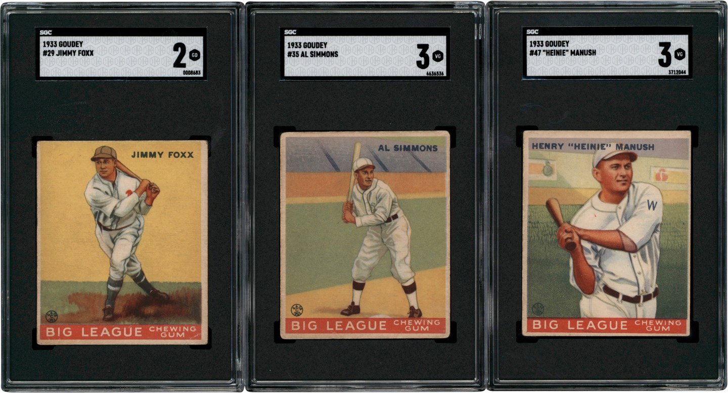 - 1933 Goudey Baseball Hall of Famers Collection (12)