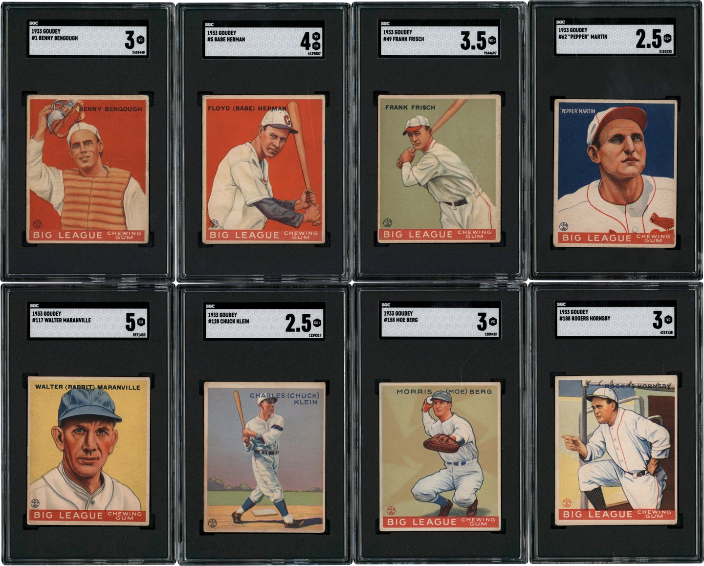 - 1933 Goudey Baseball Collection w/HOFers (47)