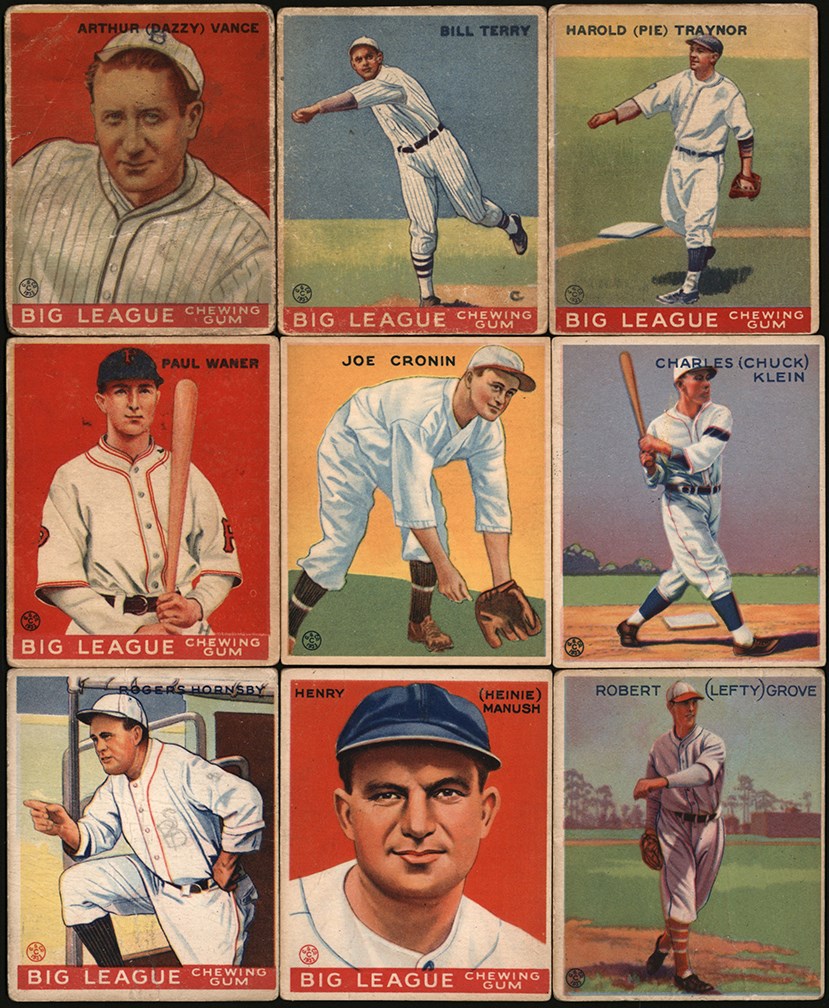 - 1933 Goudey Baseball Collection w/HOFers (86)