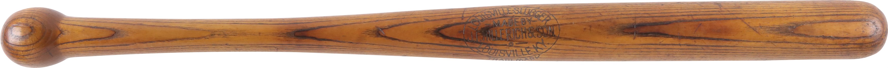 - Very Rare Early 1900s Hillerich & Bradsby "Ball Knob" Baseball Bat