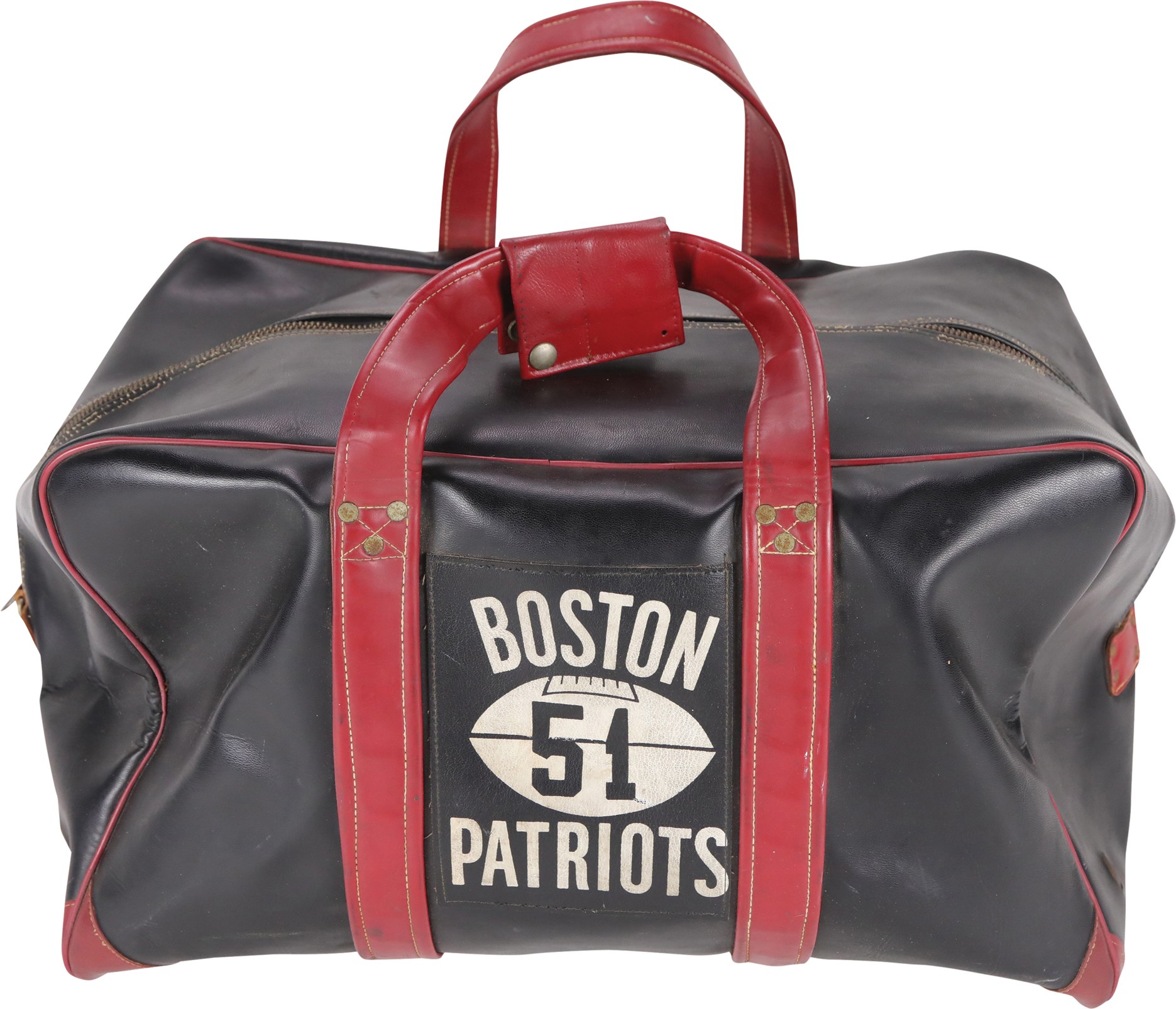 - 1960s Boston Patriots Team Issued Equipment Bag