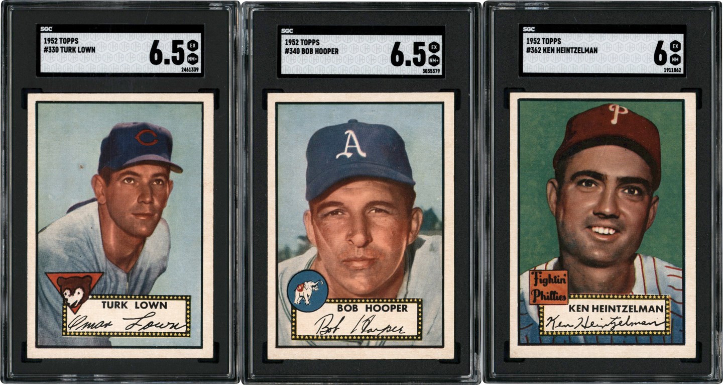 - 1952 Topps Baseball Collection w/SGC High #s (56)