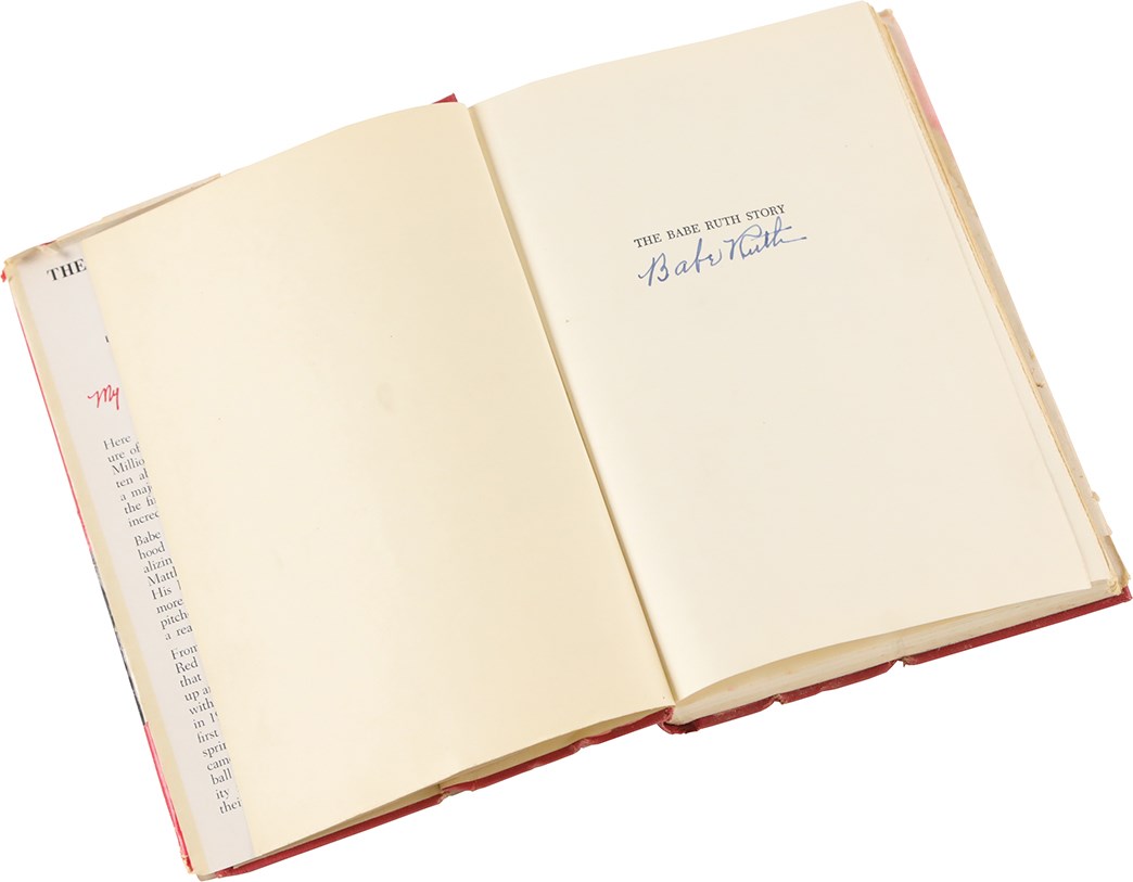 - 1948 "The Babe Ruth Story" First Edition Signed by Babe Ruth (JSA)