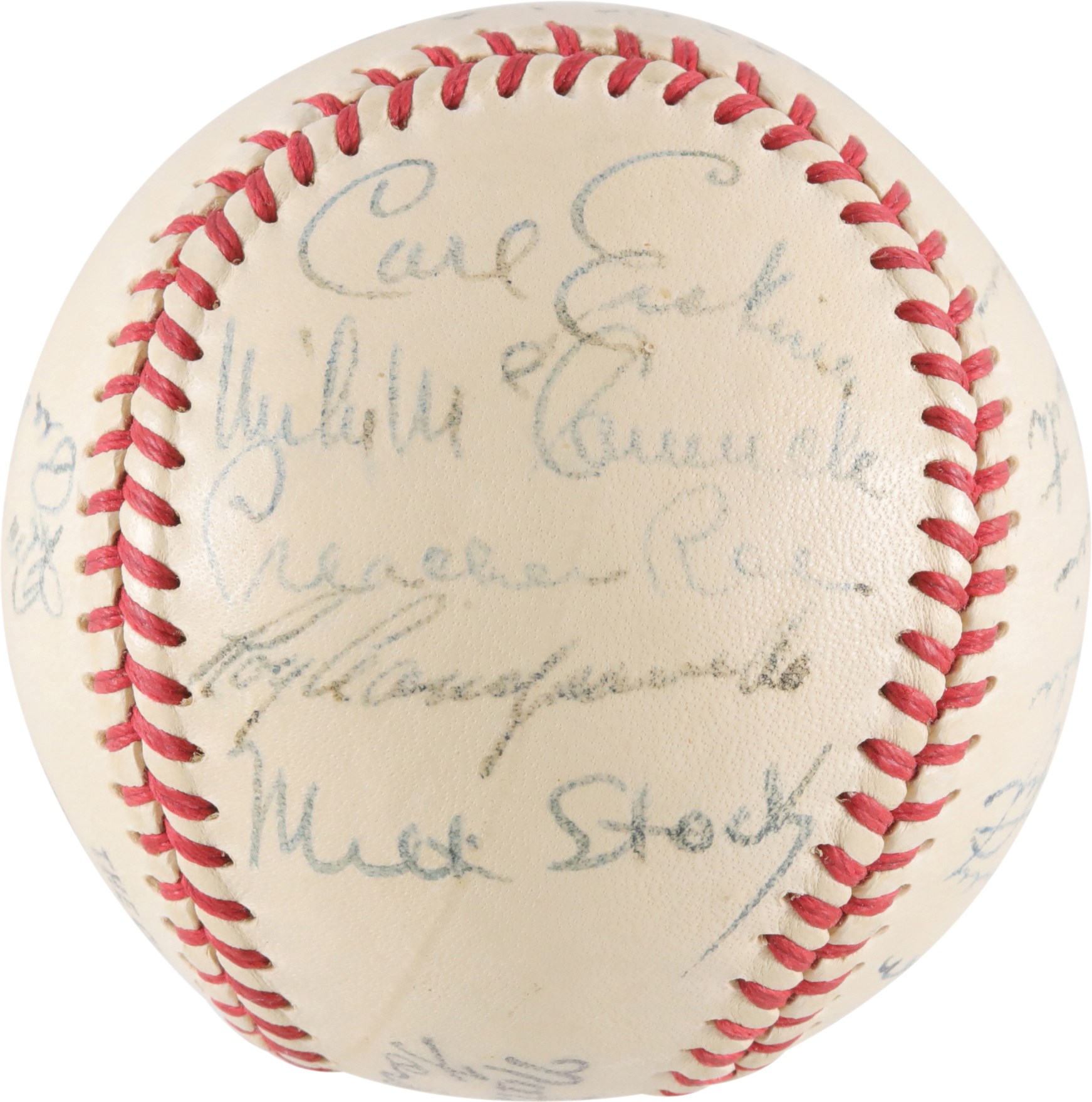 - 1949 Brooklyn Dodgers National League Champions Team-Signed Baseball w/Robinson & Campanella (JSA)