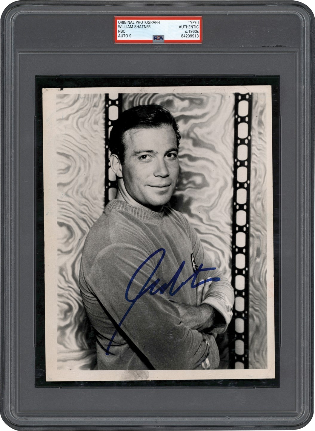 - The Very First Image of William Shatner as Captain Kirk Signed Original Photograph (PSA Type I)
