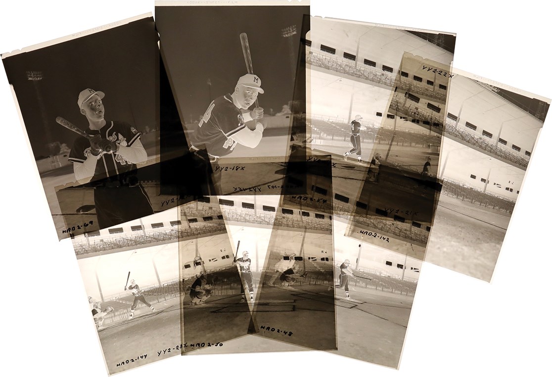 - 1959 Hank Aaron "Home Run Derby" Original Film Negative Collection (7)