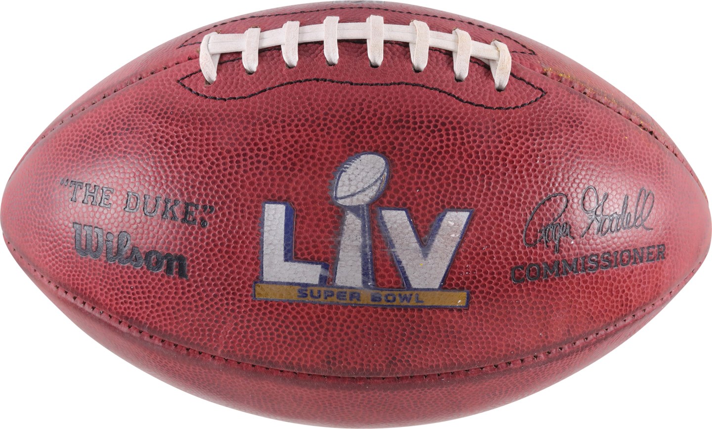 - 2021 Super Bowl LV Game Used Ryan Succop 52-Yard Field Goal Football - Tom Brady's Last Super Bowl (Davious Photo-Matched LOA)