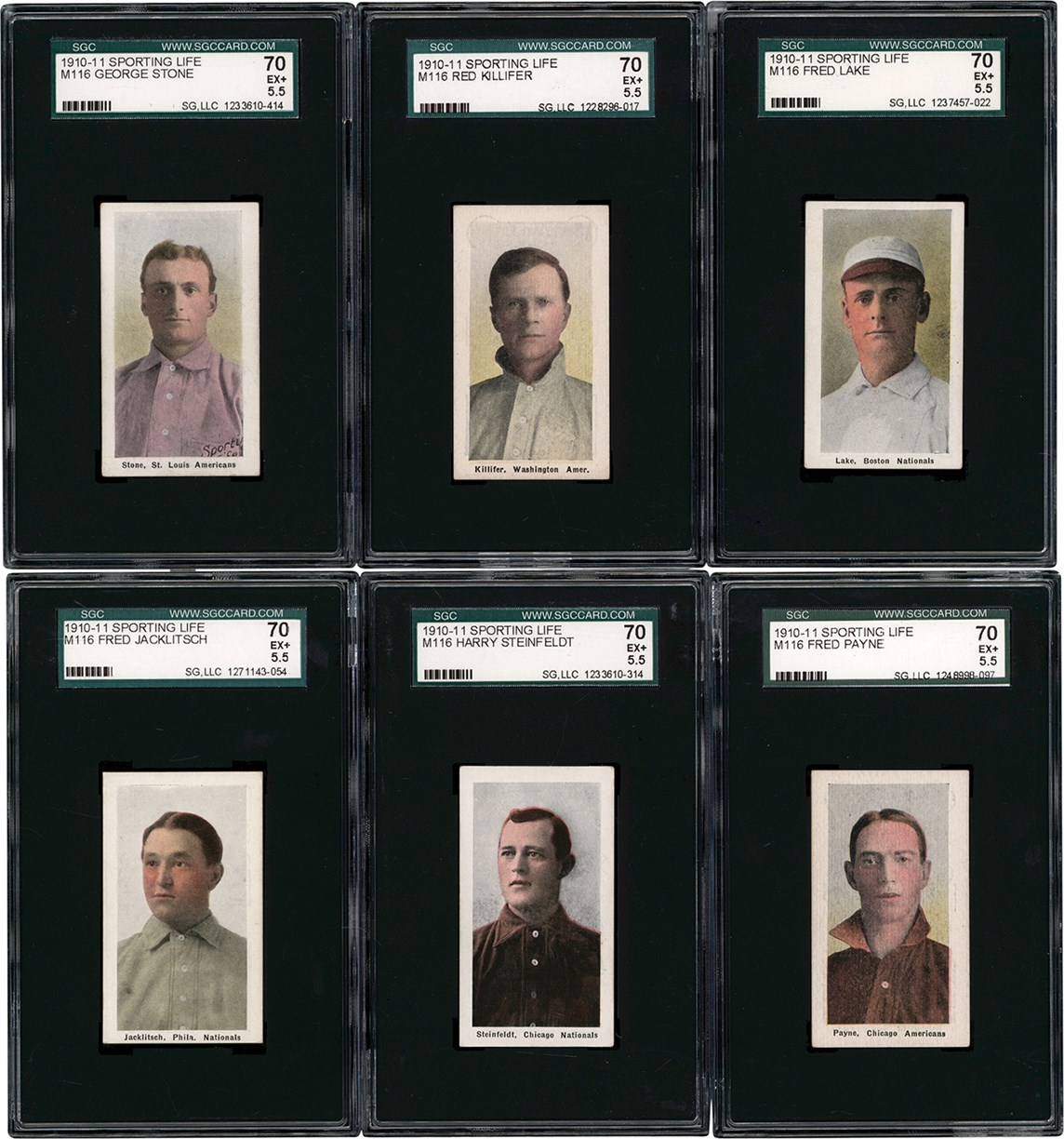 - 911 M116 Sporting Life SGC EX+ 5.5 Collection w/Blue Backs (15)