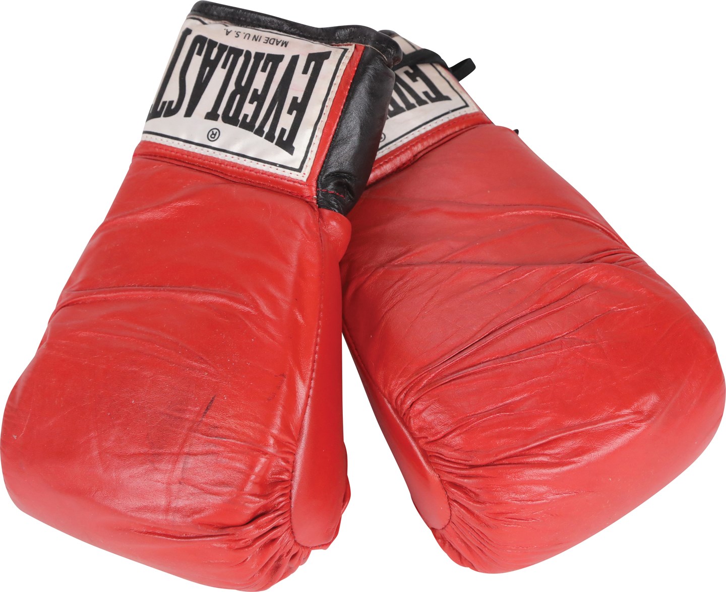 - 986 Mike Tyson Fight Worn Gloves vs. Reggie Gross (Lott & Hamilton Letters)