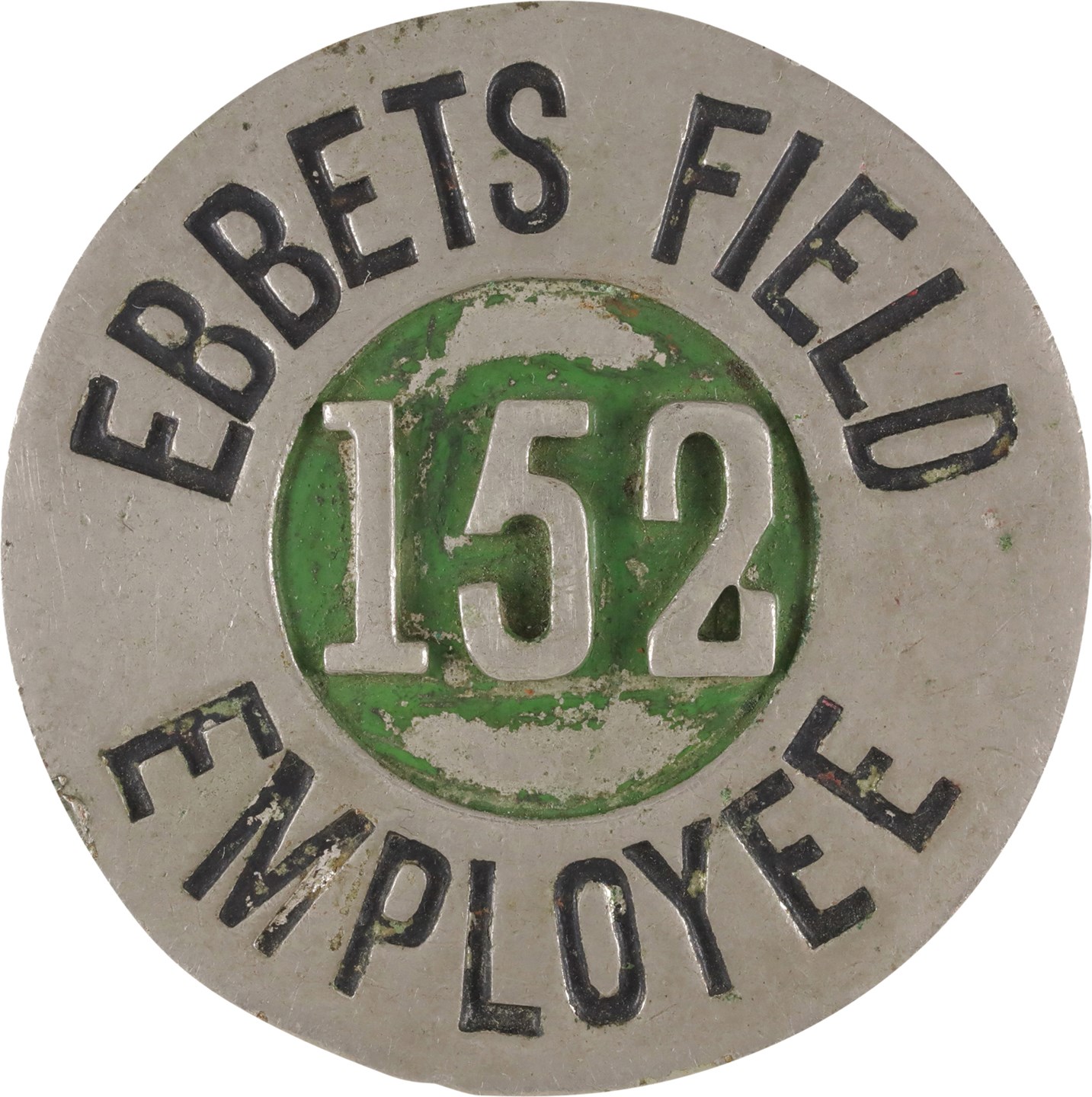 - Circa 1945 Ebbets Field Employee Badge
