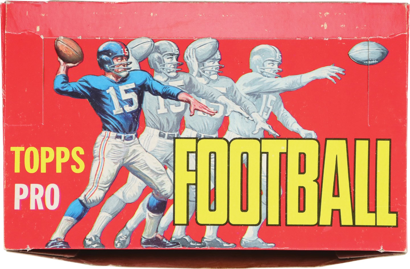 - 1965 Topps Football Wax Display Box