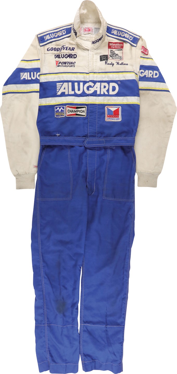 - 1986 Rusty Wallace Winston Cup Race Worn Suit (Gifted by Wallace)