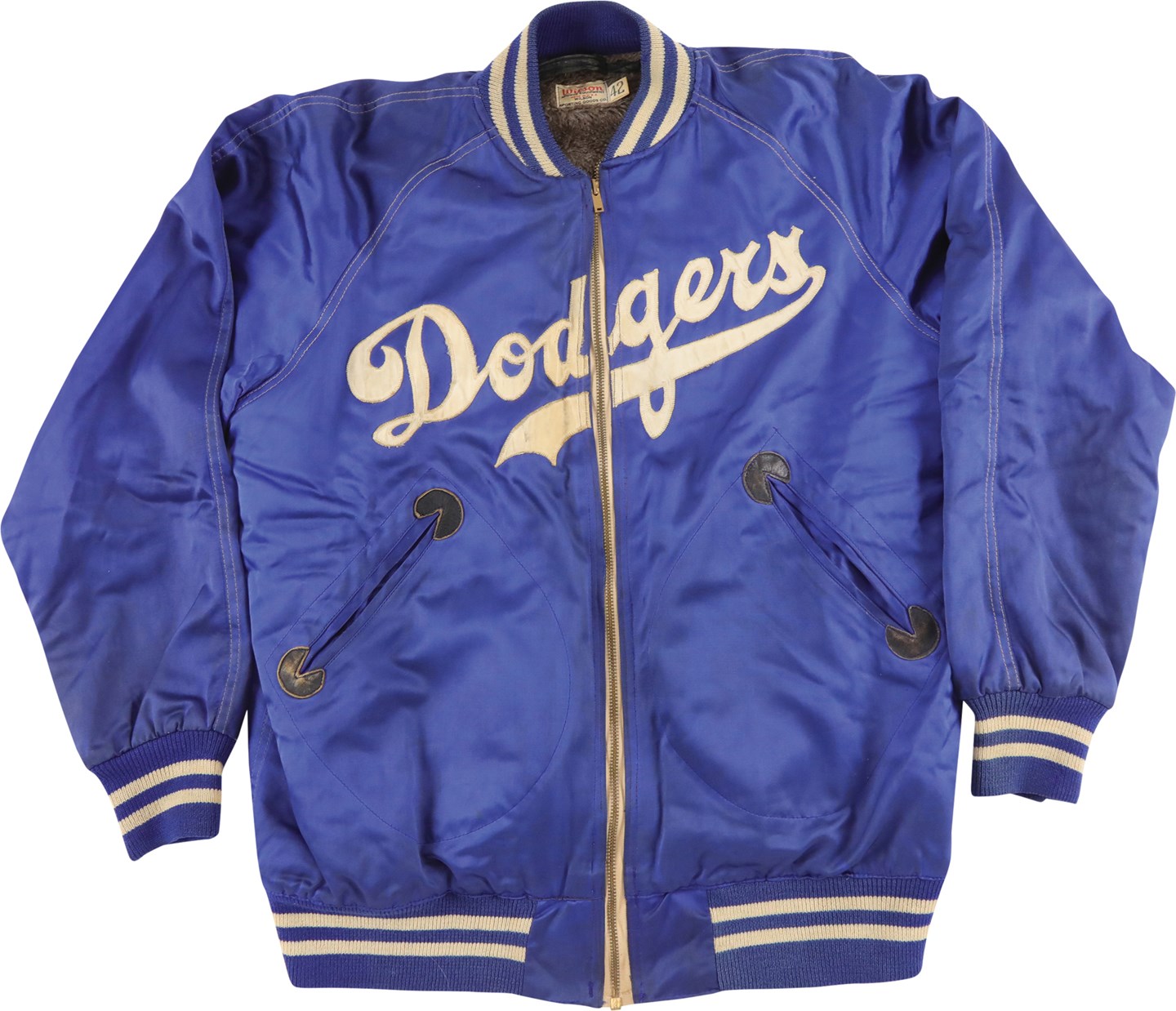 - 1940s Augie Galan Brooklyn Dodgers Game Worn Jacket