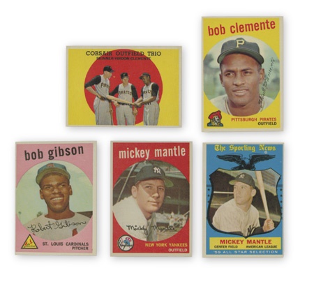 Baseball and Trading Cards - 1959 Topps Baseball Complete Set (EX+ to EX-MT)