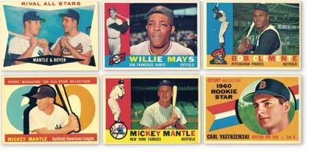 - 1960 Topps Baseball Complete Set (EX-MT to NRMT+)