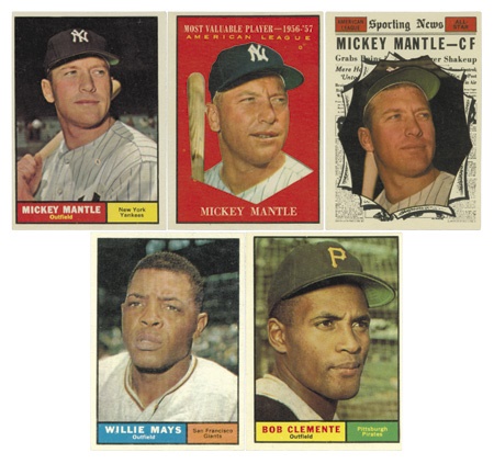 Baseball and Trading Cards - 1961 Topps Baseball Complete Set (NRMT to NRMT+)