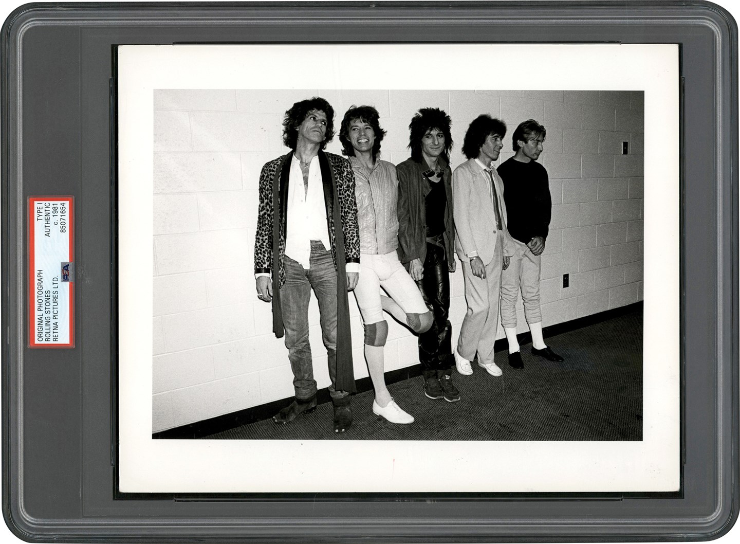 - 1981 The Rolling Stones at Byrne Arena Original Photograph (PSA Type I)