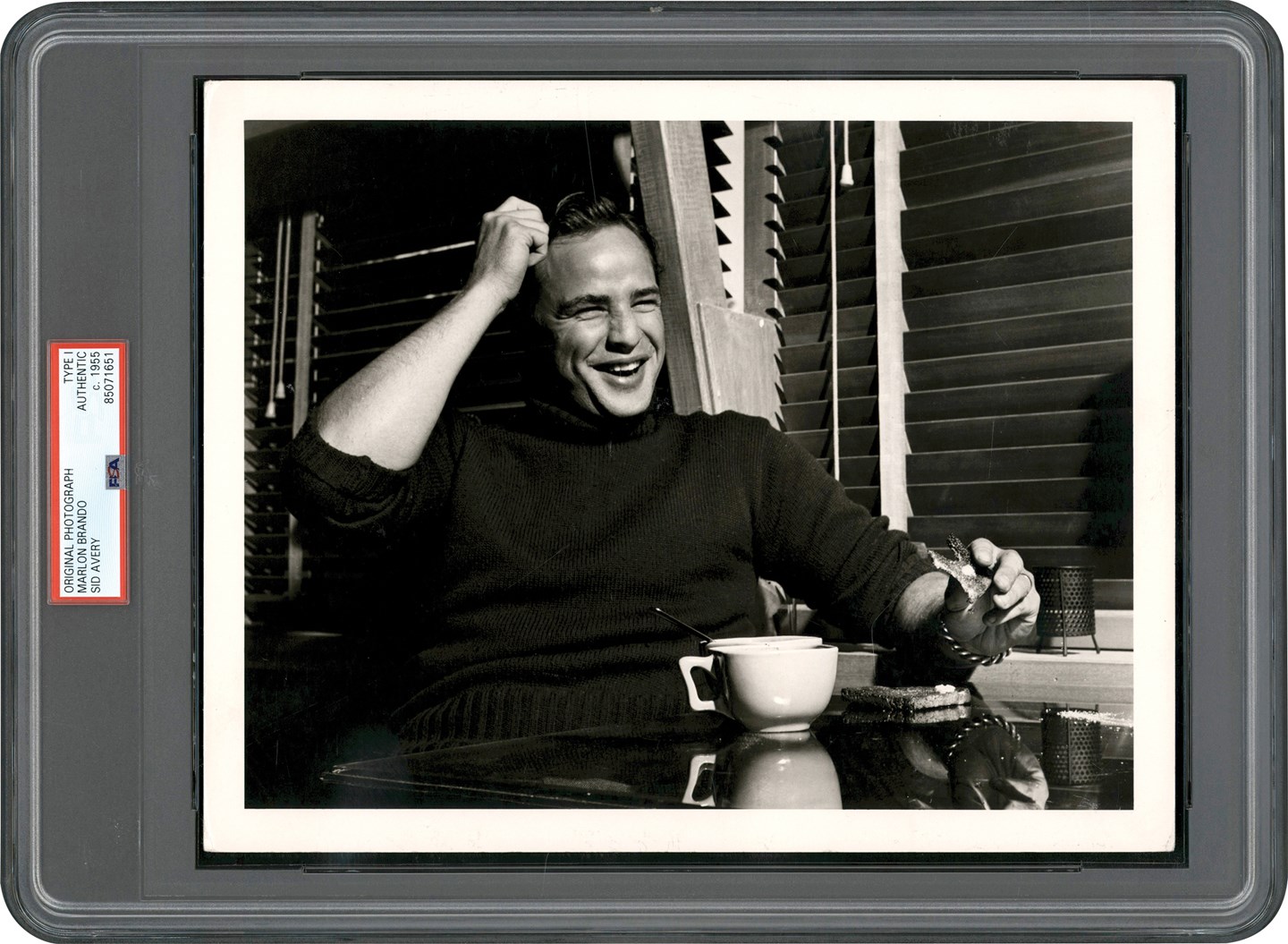 Rock And Pop Culture - Circa 1955 Marlon Brando Original Photograph by Sid Avery (PSA Type I)