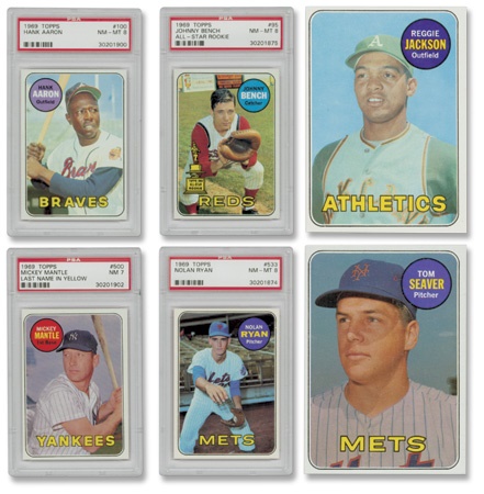 Baseball and Trading Cards - 1969 Topps Baseball Set (NRMT+ to NM-MT)