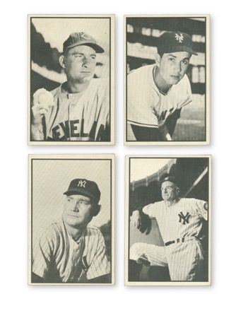 Baseball and Trading Cards - 1953 Bowman Black & White Near Set