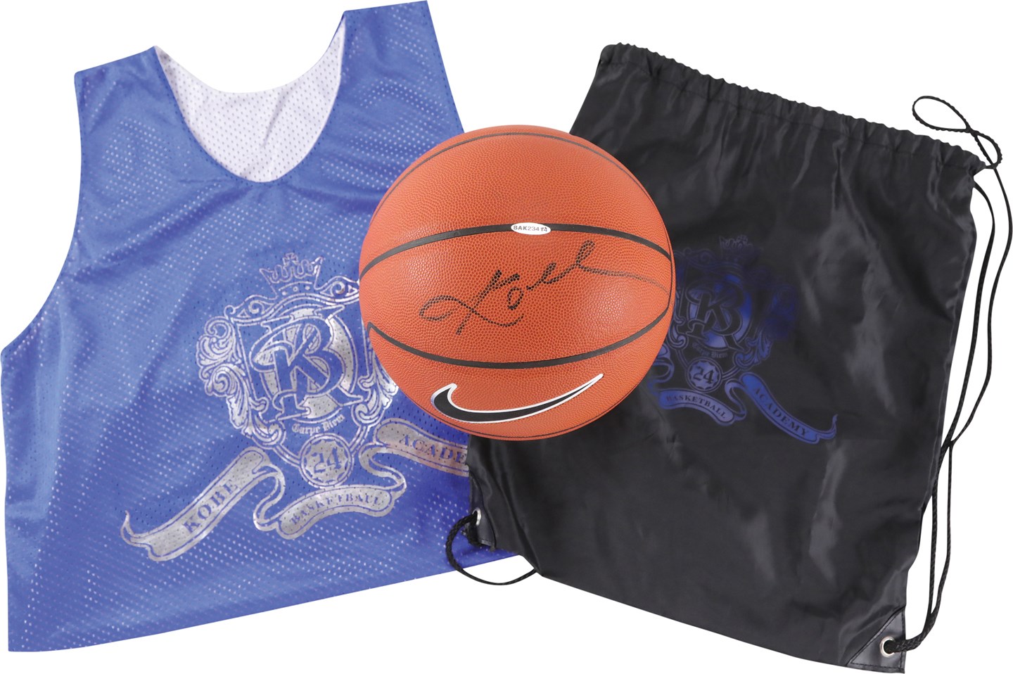 - Kobe Bryant Signed Basketball with Camp Memorabilia (UDA)