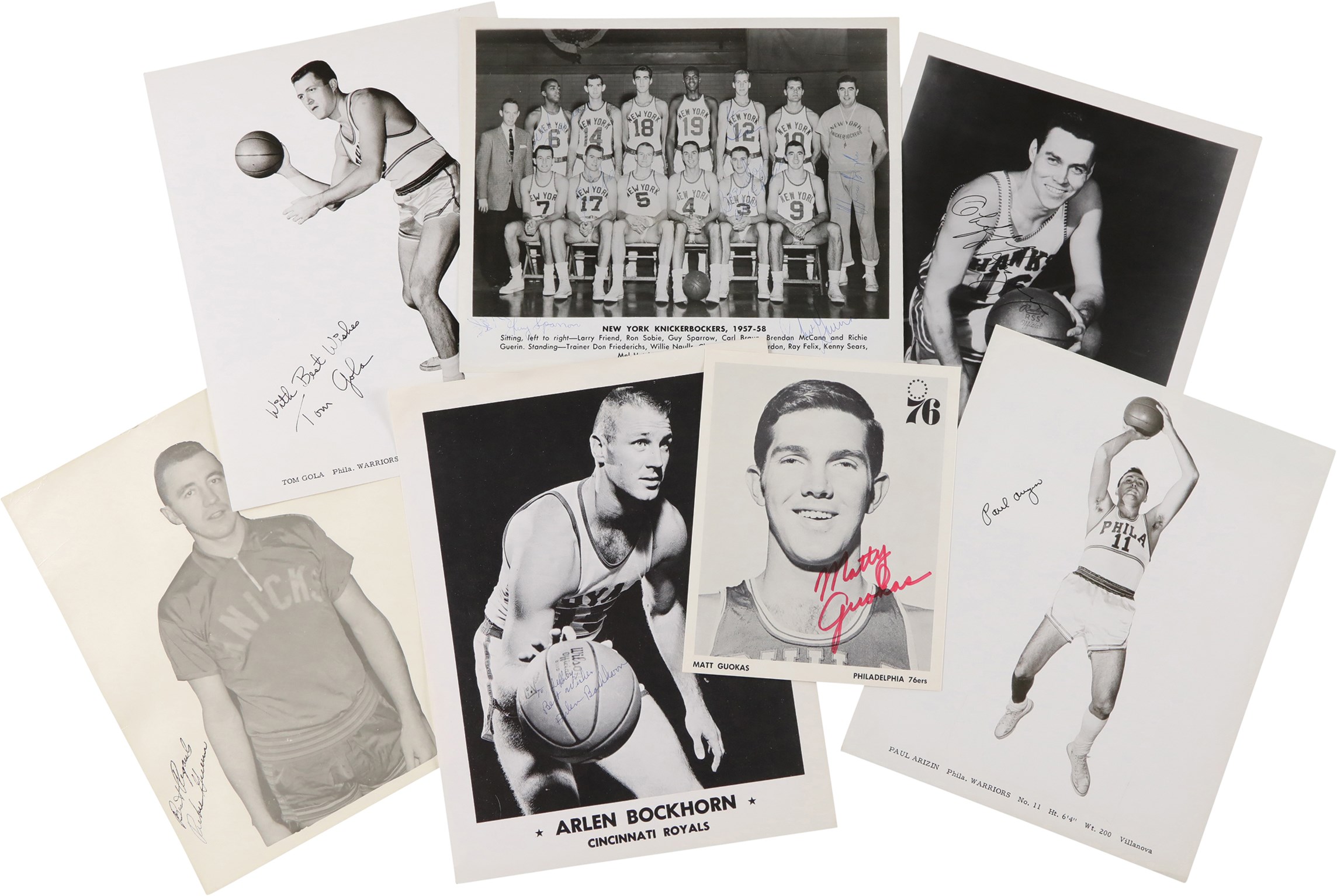 - Circa 1950s NBA Photograph Collection w/Several Signed (60)