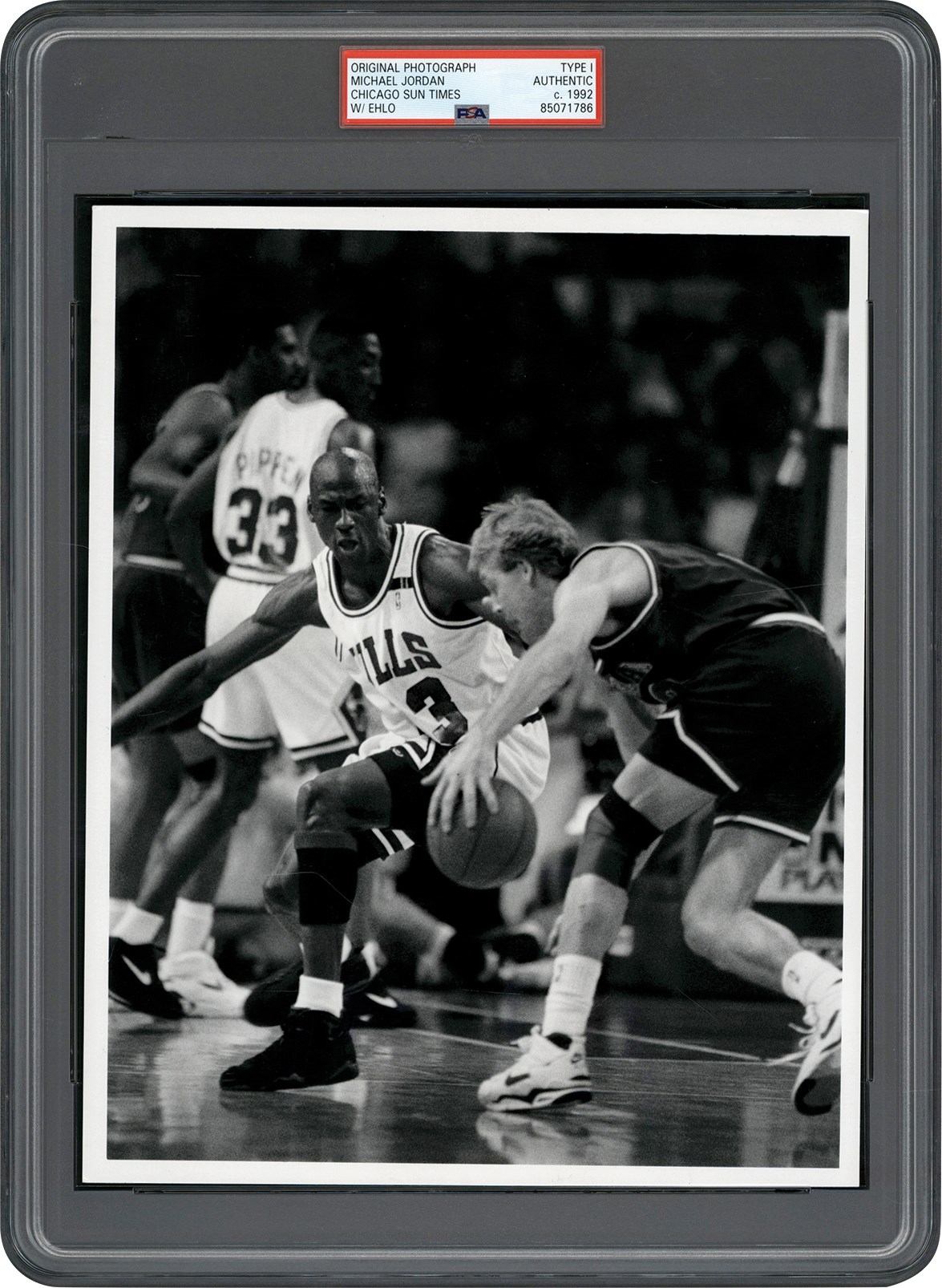 - 1992 Michael Jordan Eastern Conference Finals Original Chicago Sun Times Photograph (PSA Type I)
