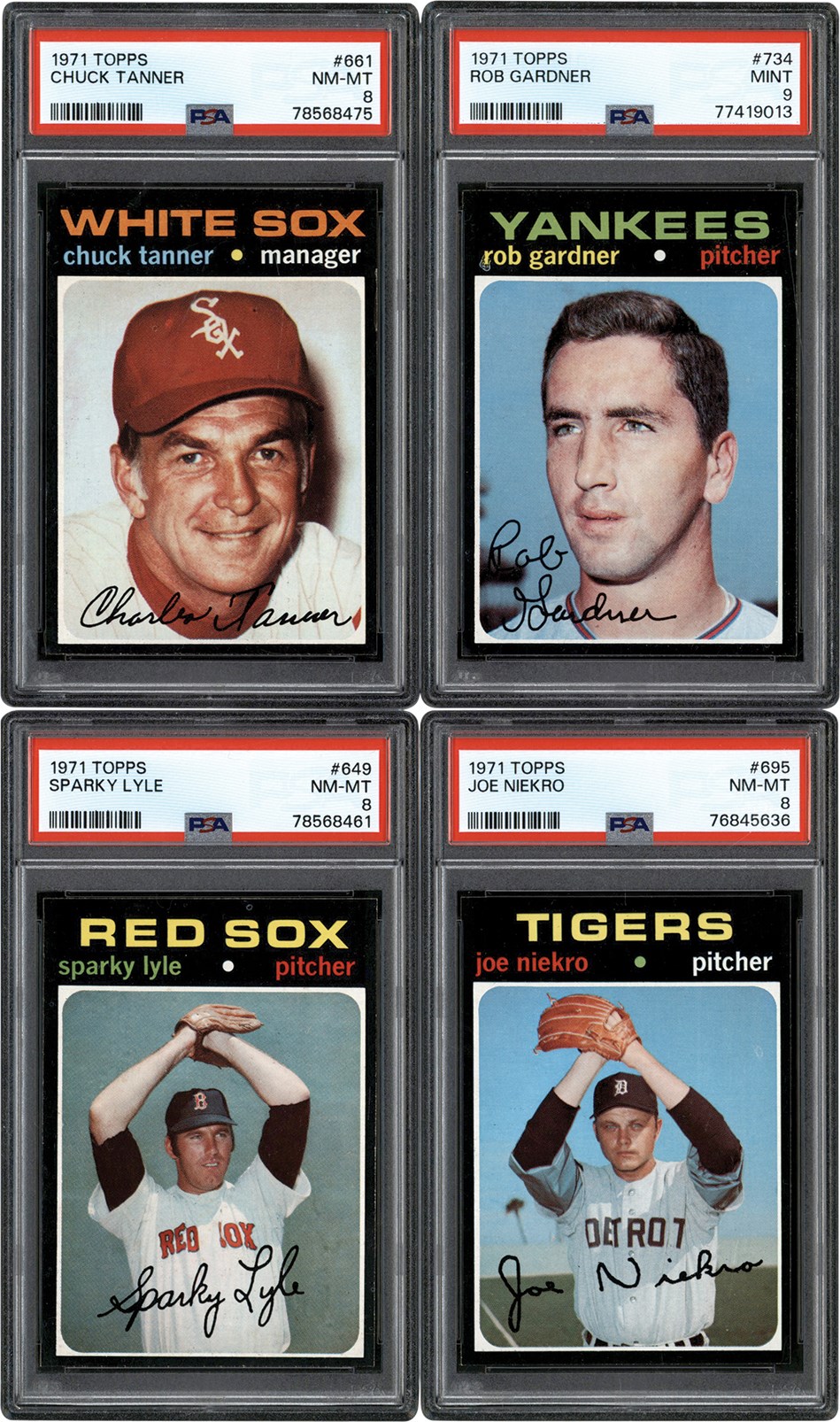 - 1971 Topps Baseball High # Collection w/PSA MINT 9 (427)
