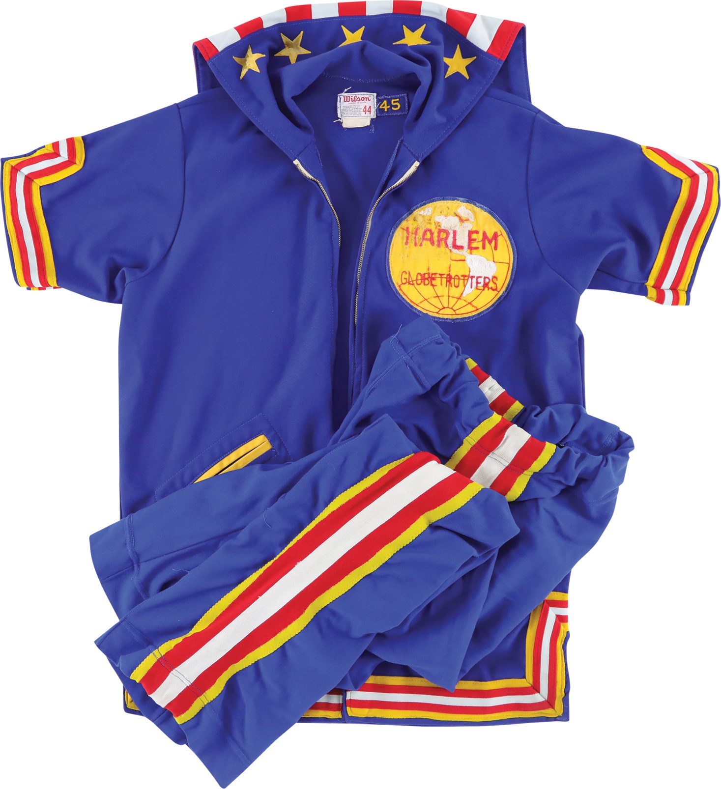 - Harlem Globetrotters Warmup Suit with Curly Neal Pants