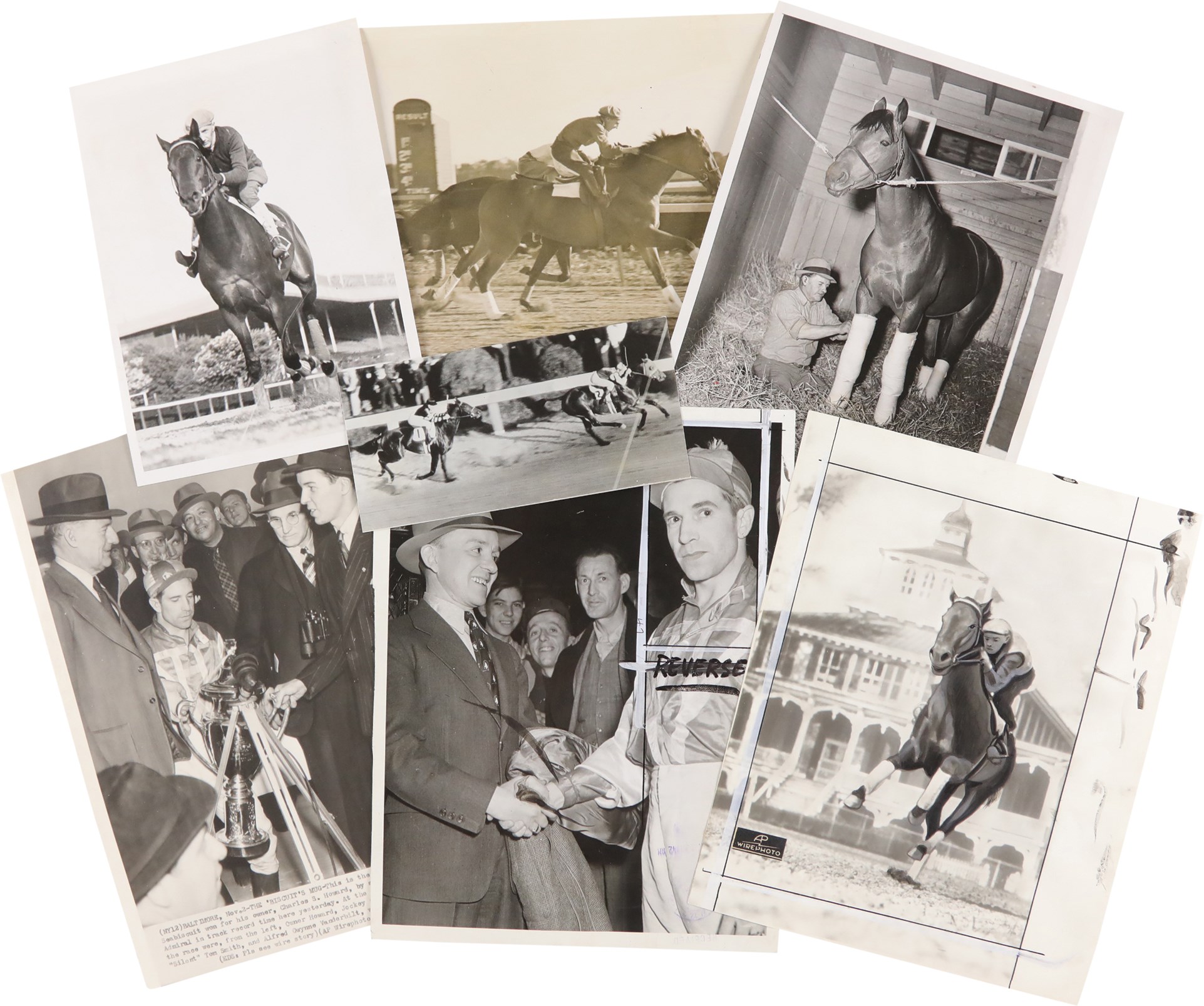 Horse Racing - 1938 Seabiscuit and War Admiral Match Race Photos (16)
