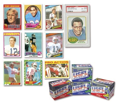 Football Cards - Gigantic 1970s-1980s Football Set Lot (52)