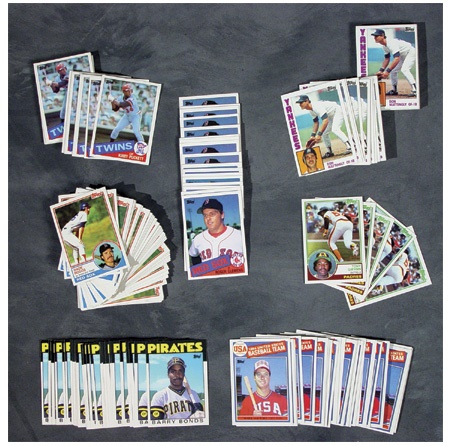 Baseball and Trading Cards - Huge 1980s Topps Baseball Stars and Rookies Hoard
